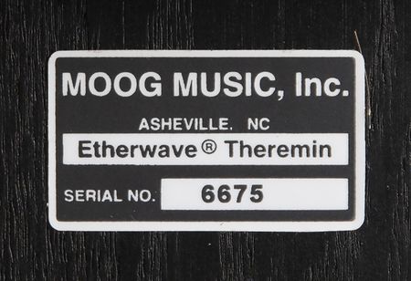 Lot #3447 Bob Moog Signed Moog Etherwave Theremin - Image 6