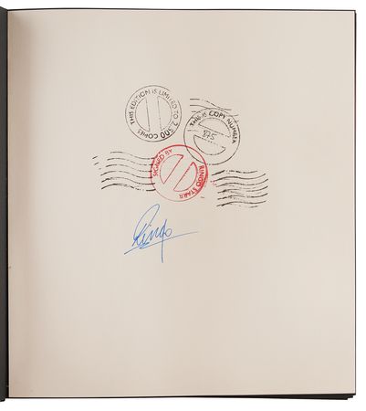 Lot #3194 Ringo Starr Signed Book - Postcards from the Boys (Ltd. Ed. #875/2500) - Image 2