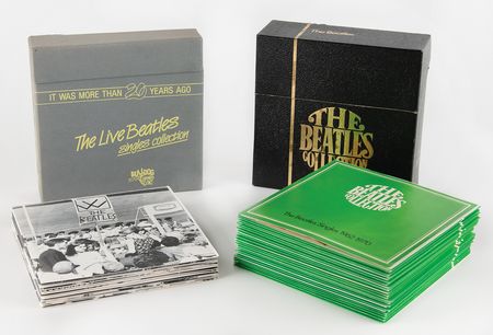 Lot #3151 Beatles (2) Vinyl Record Sets: 'The Singles Collection, 1962?1970' and 'The Live Beatles Singles Collection' - Image 1