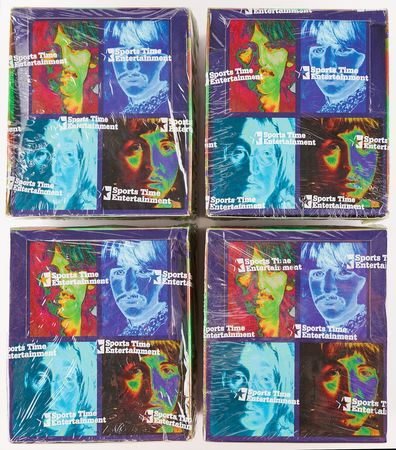 Lot #3154 Beatles (4) Factory Sealed Boxes of 1996 Sports Time Entertainment Trading Cards - Image 1