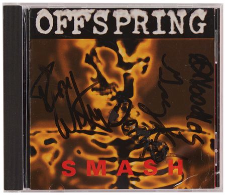 Lot #3692 The Offspring (2) Signed CDs - Smash - Image 2