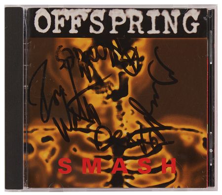 Lot #3692 The Offspring (2) Signed CDs - Smash - Image 3