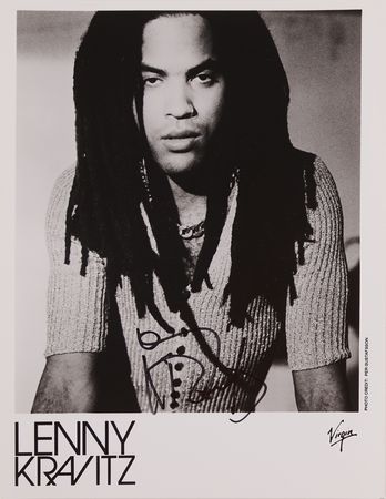 Lot #3678 Lenny Kravitz (3) Signed Items - Image 3