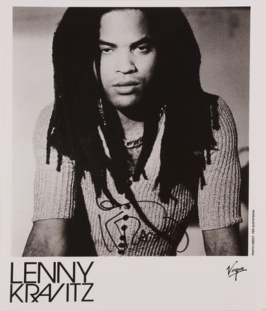 Lot #3678 Lenny Kravitz (3) Signed Items - Image 4