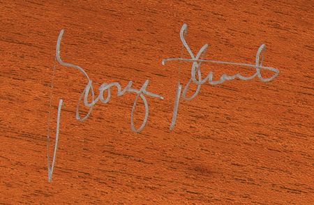 Lot #3404 George Strait Signed Guitar - Guild D4 - Image 2