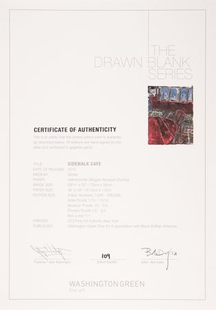 Lot #3204 Bob Dylan Suite of (4) Signed Giclee Prints - 'Drawn Blank, 2013' (Ltd. Ed. #109/295) - Image 11