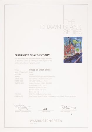 Lot #3204 Bob Dylan Suite of (4) Signed Giclee Prints - 'Drawn Blank, 2013' (Ltd. Ed. #109/295) - Image 12