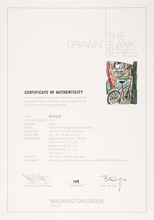 Lot #3204 Bob Dylan Suite of (4) Signed Giclee Prints - 'Drawn Blank, 2013' (Ltd. Ed. #109/295) - Image 14
