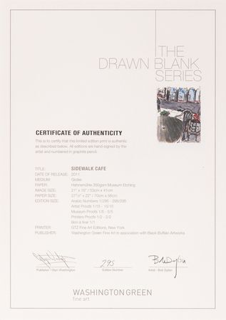 Lot #3203 Bob Dylan Suite of (8) Signed Giclee Prints - 'Drawn Blank, 2011' (Ltd. Ed. #295/295) - Image 20