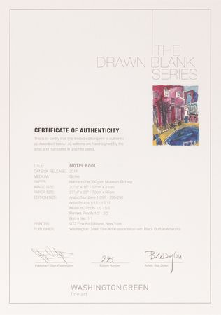 Lot #3203 Bob Dylan Suite of (8) Signed Giclee Prints - 'Drawn Blank, 2011' (Ltd. Ed. #295/295) - Image 21