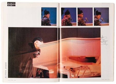 Lot #3588 Live Aid Multi-Signed Book with Queen, David Bowie, Elton John, and (20+) Musical Acts - Image 6