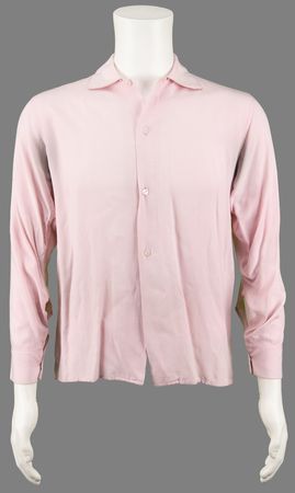 Lot #3036 George Harrison's Stage-Worn Shirt from the Cavern Club, with Winning Oxfam 'Beatle Raffle' Ticket - Image 2