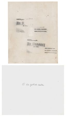 Lot #3246 Jimi Hendrix (2) Original Vintage Photographs by Ed Caraeff and Kim Gottlieb-Walker - Image 2