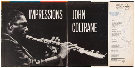 Lot #3363 John Coltrane Quartet Signed Album - Impressions - Image 3