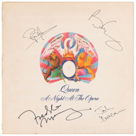 Lot #3352 Queen Signed Album - A Night at the Opera - Image 1