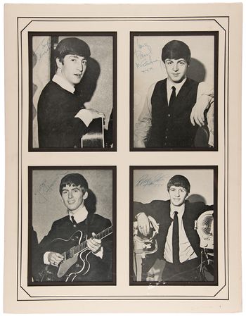 Lot #3007 Beatles (4) Signed Photographs - A Rare Single-Signed, Uninscribed Quartet - Image 1