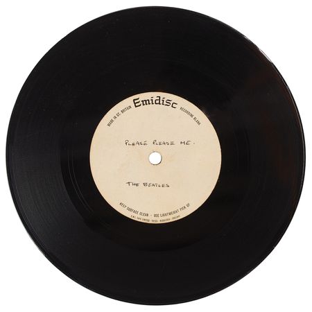 Lot #3052 Beatles Rare EMI Mono Acetate for Please