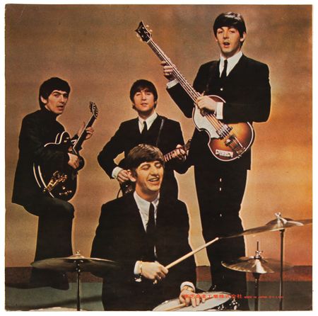 Lot #3068 Beatles No. 5 Japanese Dark Red Stereo Promo White-Label Vinyl Test Pressing (Odeon, OR 7103) - Image 2