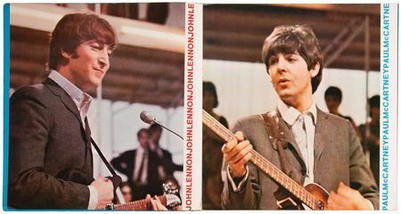 Lot #3069 Beatles Please Please Me Japanese Dark Red Stereo Promo White-Label Vinyl Test Pressing (Odeon, OP-7548) - Image 3