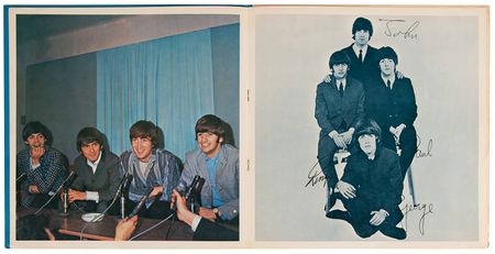 Lot #3070 Beatles With the Beatles Japanese Dark Red Stereo Promo White-Label Vinyl Test Pressing (Odeon, OP-7549) - Image 6