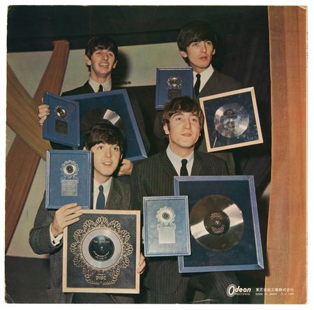 Lot #3070 Beatles With the Beatles Japanese Dark Red Stereo Promo White-Label Vinyl Test Pressing (Odeon, OP-7549) - Image 9