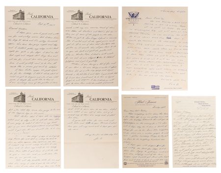 Lot #3395 Buddy Holly: Joe Mauldin Archive of (19) Early Letters and Postcards Dated to The Crickets' 1957-1958 Concert Tours - 
