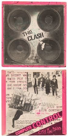 Lot #3572 The Clash Signed 45 RPM Single Record - 'Complete Control' - Image 1