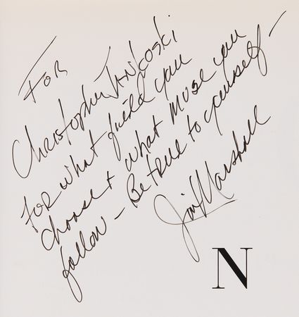 Lot #3443 Jim Marshall Signed Book with (2) Handwritten Notes - Not Fade Away - Image 2