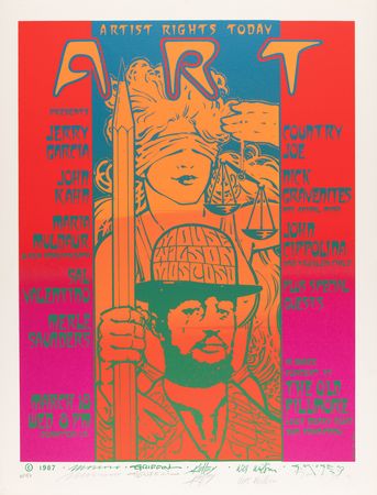 Lot #3311 Jerry Garcia 1987 Artist Rights Today