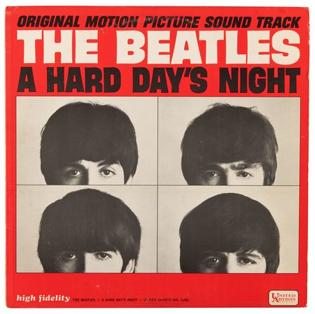 Lot #3065 Beatles A Hard Day's Night Mono White Label Promo (United Artists UAL 3366, 1964) - Image 1