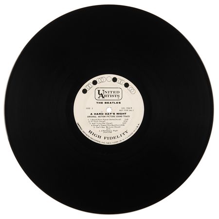 Lot #3065 Beatles A Hard Day's Night Mono White Label Promo (United Artists UAL 3366, 1964) - Image 5