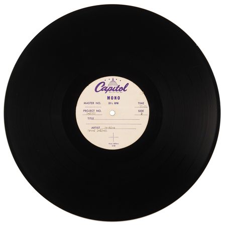 Lot #3055 Brian Epstein's Personally-Owned US Capitol Records Acetate for The Beatles' Second Album (T-2080, 1964) - Image 1