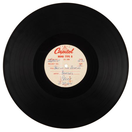 Lot #3056 Beatles US Capitol Records Acetate for Best of the Beatles (Unreleased, 1964) - Image 1