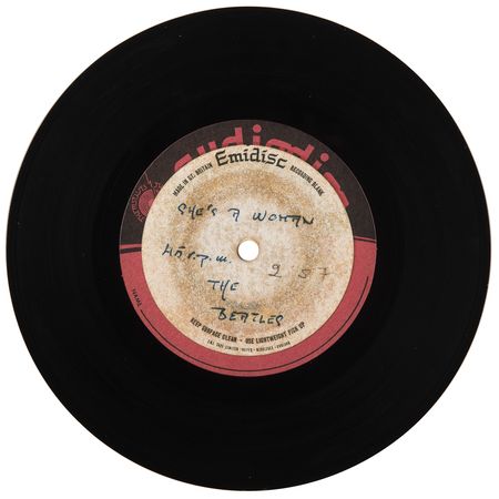 Lot #3062 Beatles EMI Mono Acetate for 