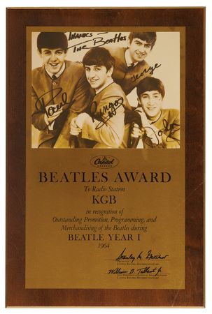 Lot #3051 Beatles KGB Radio “Beatle Year 1”