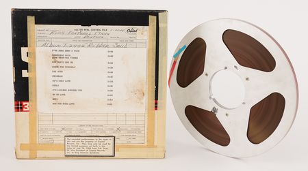 Lot #3080 Beatles US Capitol Records Master Tape