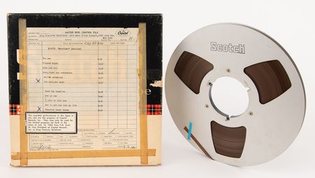 Lot #3082 Beatles US Capitol Records Master Tape