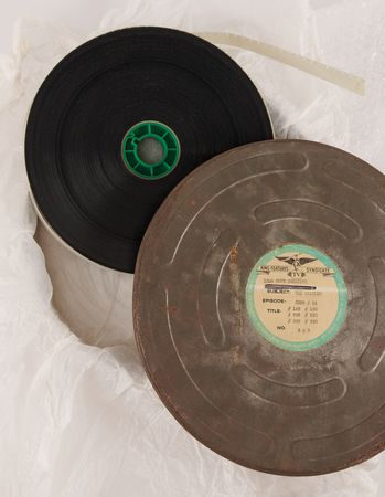 Lot #3084 Beatles Cartoon B&W 16mm Film Reel by King Features Syndicate with (7) Shows - Image 1