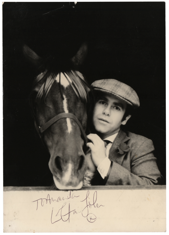 Lot 473 Elton John Signed Photograph