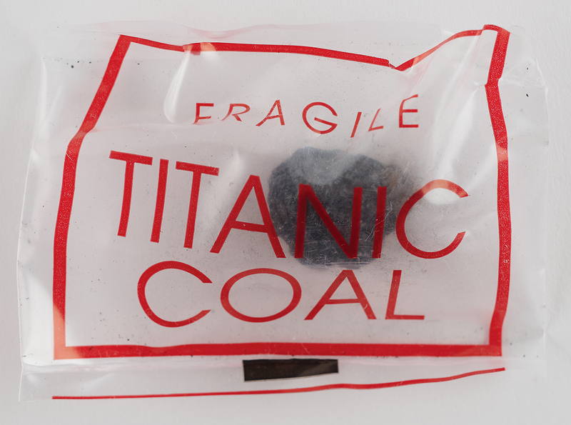 Lot 165 Titanic: Coal Piece Recovered from Wreck Site