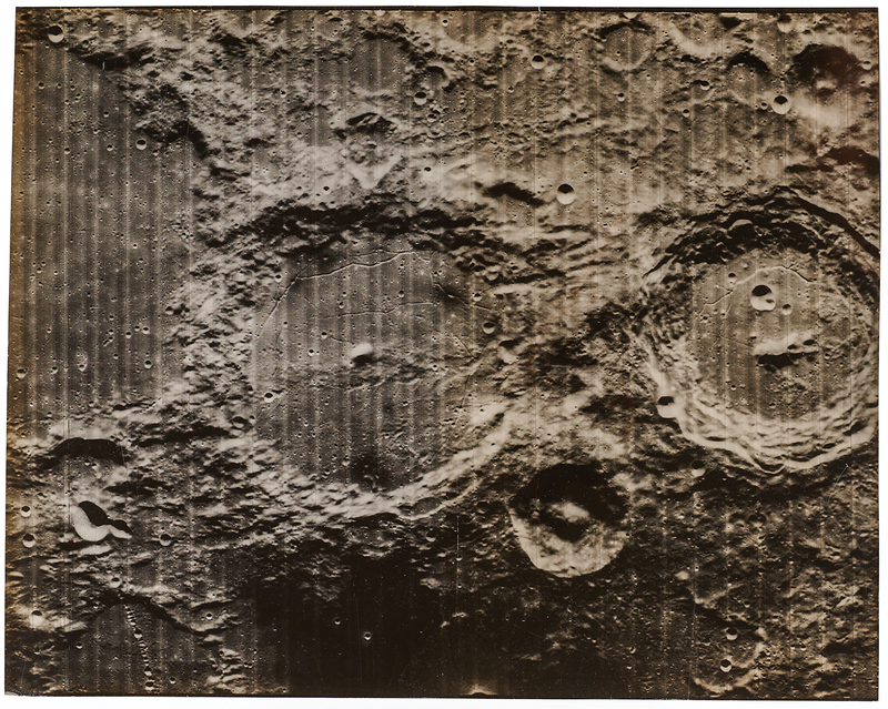 Lot 222 Lunar Orbiter IV Oversized Photograph