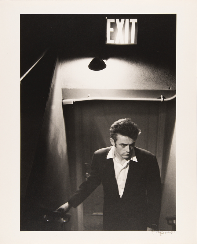 Lot 566 James Dean Oversized Original Photograph by Roy Schatt