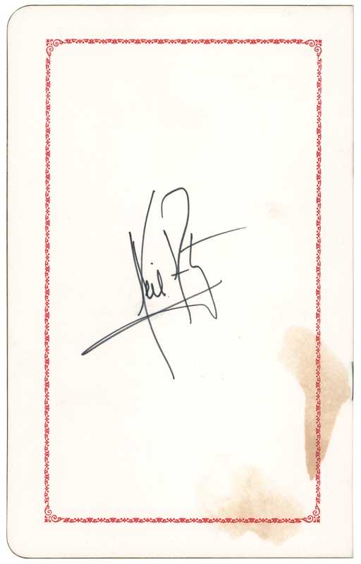 Lot 208 Neil Armstrong Signed Program - Conferment of the Freedom of the Burgh