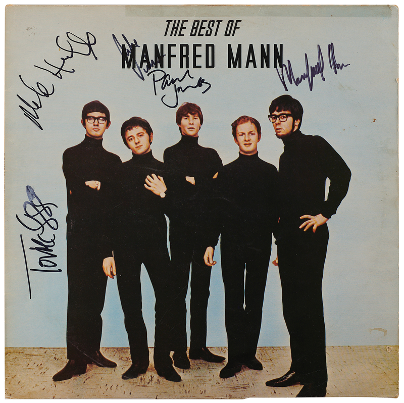 Lot 484 Manfred Mann Signed Album - The Best of Manfred Mann