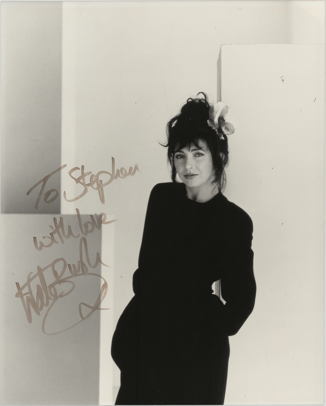 Lot 462 Kate Bush Signed Photograph