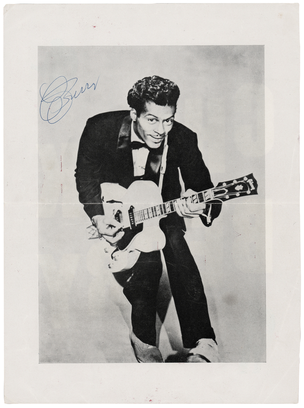 Lot 456 Chuck Berry Signed Photograph