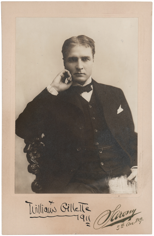 Lot 576 William Gillette Signed Photograph