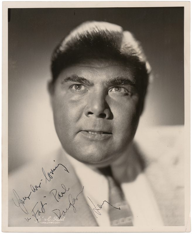 Lot 550 Henry Calvin Signed Photograph