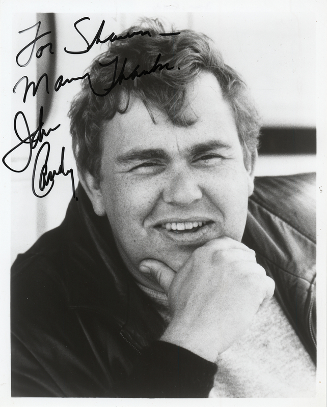 Lot 552 John Candy Signed Photograph