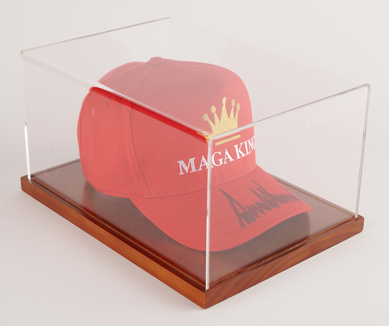 Lot 76 Donald Trump Signed Baseball Hat - MAGA King